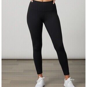 Maurice’s In Motion Small Womens Black With Pockets Yoga Gym Leggings S
